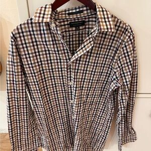 Banana Republic Men's Multi-Color Plaid Shirt